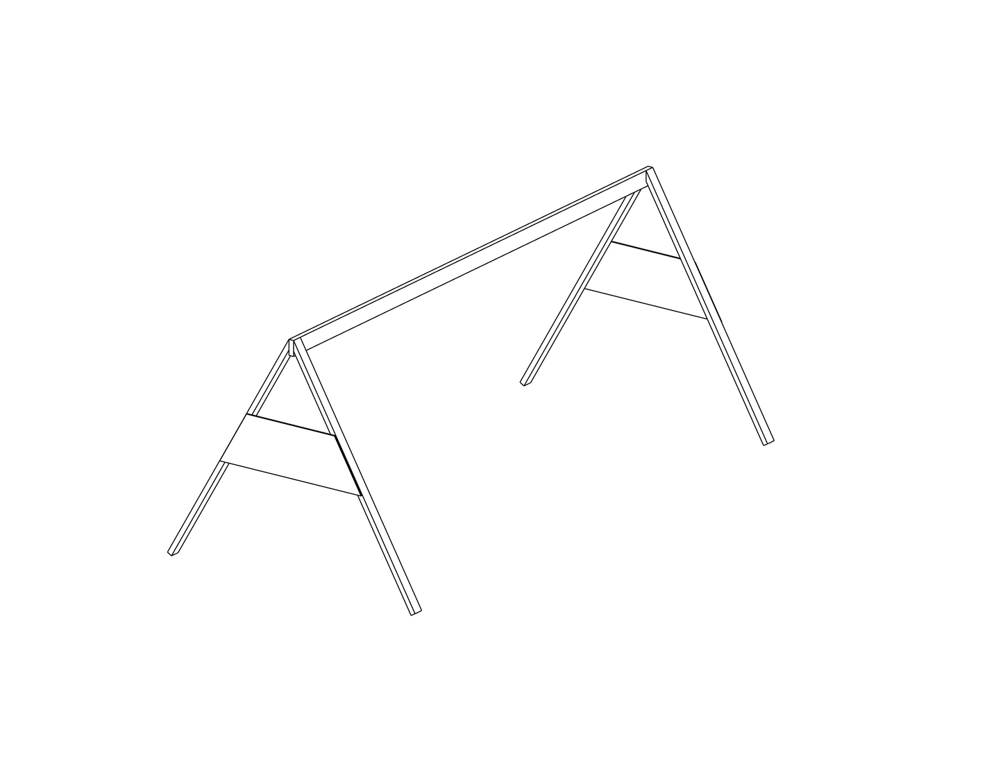 Steel A Frame Bike Rack