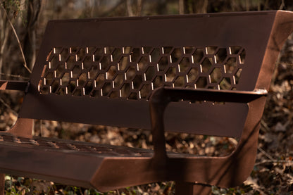 Signature Steel Park Bench – Hex Series